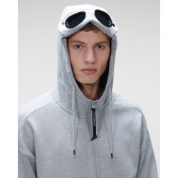 Diagonal Raised Fleece Goggle Hoodie 11CMSS060A005086WM93
